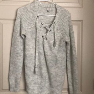 A-new-day Heather Gray Sweater